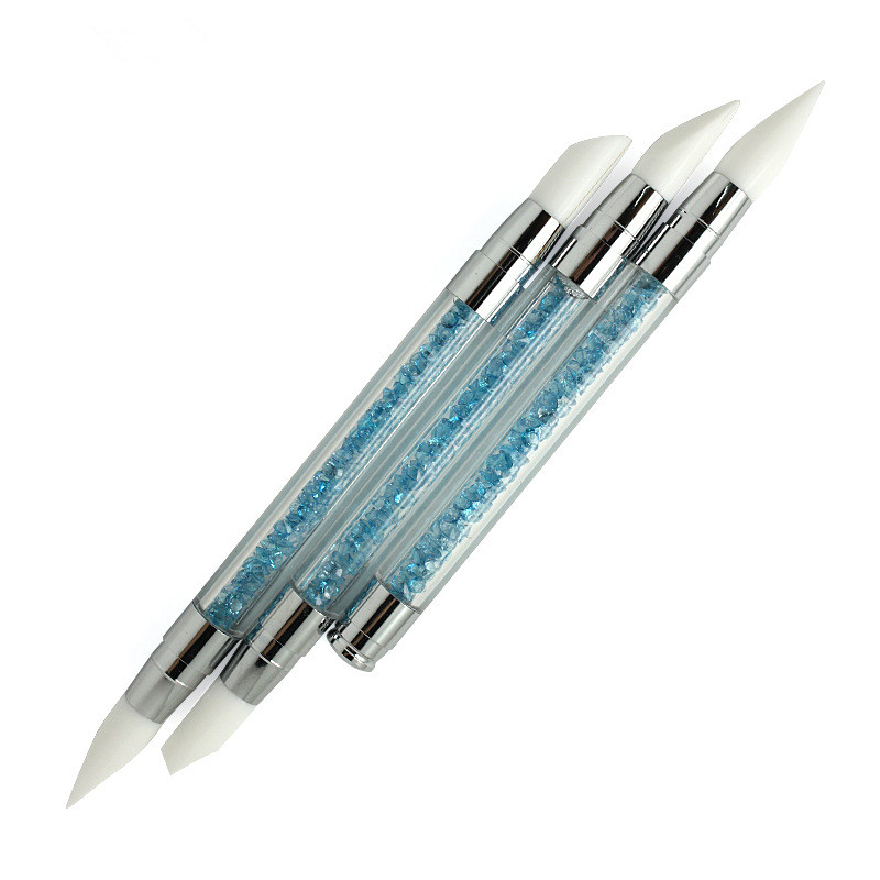 Silicone Carving Mixed Shape Hollow Sculpture Nail Art Brush