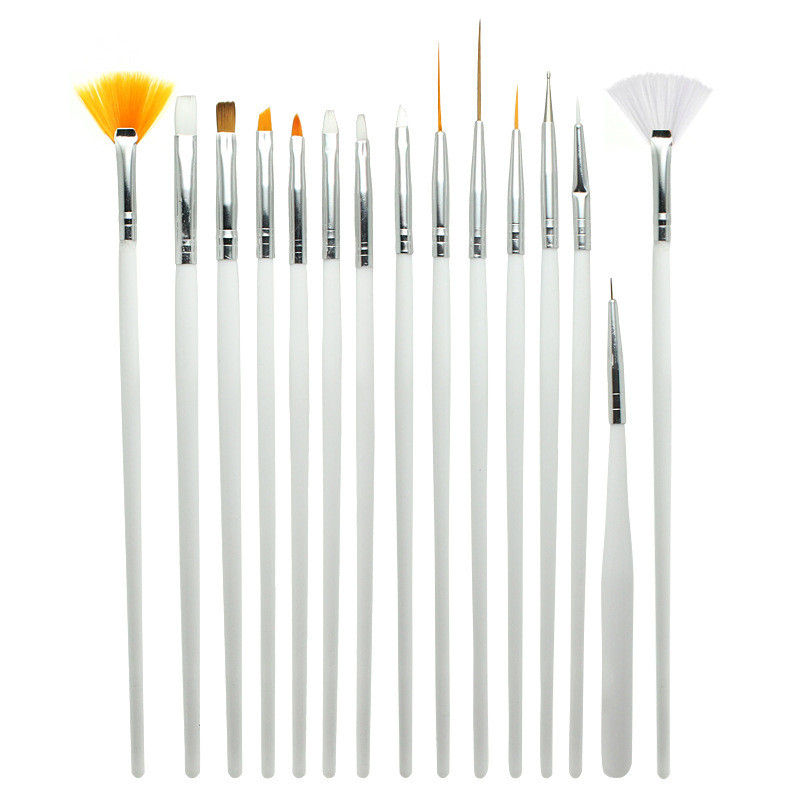 15PCS/Set Nail Polish Brushes Set