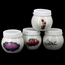Porcelain Flower Patten Nail Art Dappen Dish