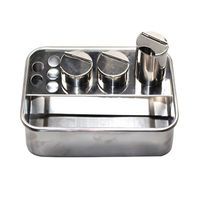Stainless Steel Sterilizing Plate in set