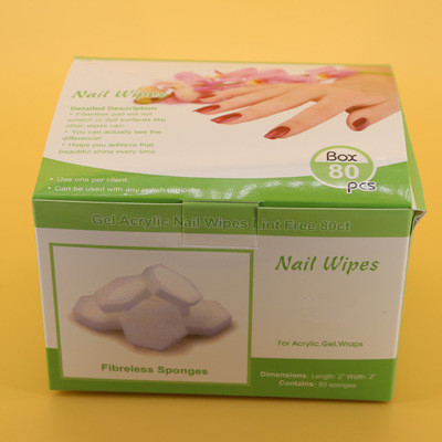 White Hexagon Sponge For Gradient Nail Art Tools