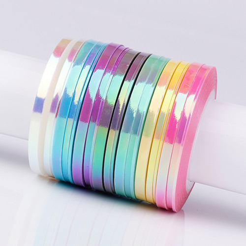 0.8mm 2mm 3mm Mermaid Nail Striping Tape Line Sticker 