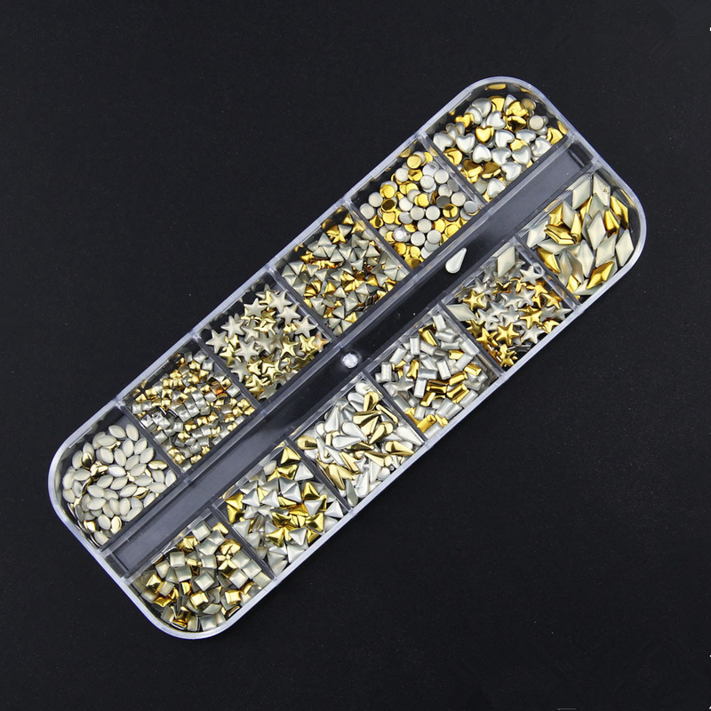 Gold Nail Rivet Decoration