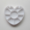 Heart Shape Plastic Nail Storage Box Nail Beads Crafts Container