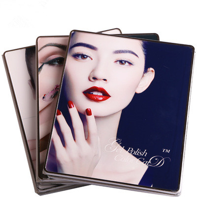  120 Colors Acrylic Nail Gel Polish Display Card Color Chart Book