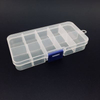 10 Grids Adjustable Transparent Plastic Storage Box 