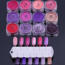 Purple Series Fluorescent Nail Pigment Powder