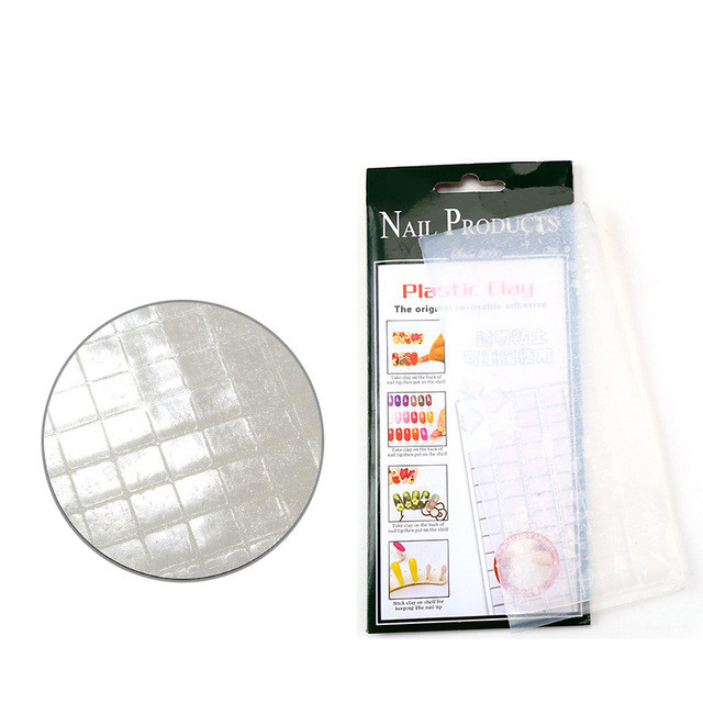 Transparent Universal Clay Reusable Adhesive For Nail Tip