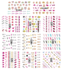E193-203 3D Women Simulation Nail Art Sticker