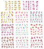E045-055 3D Flower Simulation Nail Art Sticker
