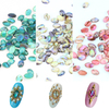 Natural Shells Stone Nail Decoration