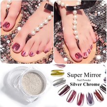 Mirror Effect Silver Nail Chrome Powder