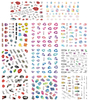 E380-390 3D Simulation Nail Art Sticker