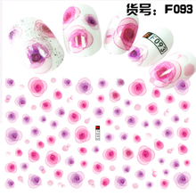 F093 DIY Design 3D Self Adhesive Flower Nail Art Sticker