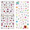 LY315-316 Thin 3D Flower Nail Art Sticker