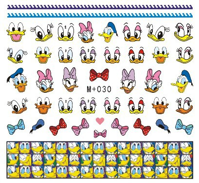 M+ Series Cartoon Water Nail Sticker 