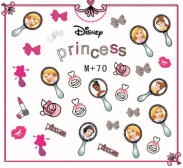 M+ Series Words And Music Water Nail Sticker 