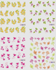 Flower Design Water Nail Sticker