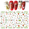 F272 DIY Design 3D Self Adhesive Christmas Nail Art Sticker