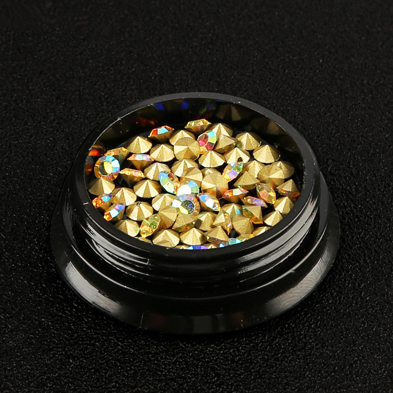 AB Acrylic Nail Rhinestone in Jar