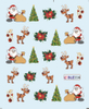 BLE111-121 Christmas Water Nail Sticker