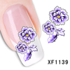 XF1139-1144 Flower Water Nail Sticker