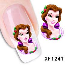 XF1241-1246 Cartoon Water Nail Sticker