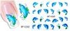 XF1231-1240 Water Nail Sticker