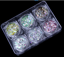 Laser Symphony Nail Sequin Set