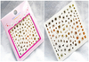 G019-024 3D Gold Nail Art Sticker