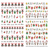 SD005-006 3D Christmas Series Nail Art Sticker