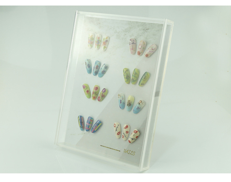 Acrylic Dust Proof Nail Tip Display