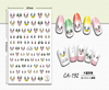 CA-192 3D Cartoon Emoji Nail Sticker