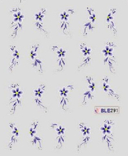 Flower Water Nail Sticker(small)