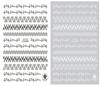 CB-036 3D Fluctuation Nail Art Sticker