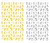 CB-051 3D Flowers Nail Art Sticker