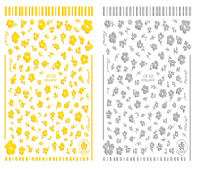 CB-052 3D Flowers Nail Art Sticker