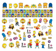 M+Series Cartoon Water Nail Sticker 