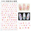F490 DIY Design 3D Self Adhesive Flower Nail Art Sticker