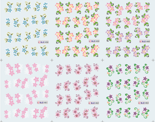 Flower Water Nail Sticker