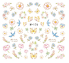 M+174-181 Flower Water Nail Sticker 