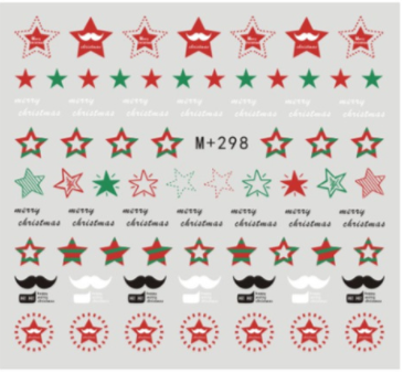 M+298-304 Water Nail Sticker 