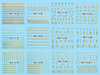 HBJY145-156 3D Gold Marine Life Nail Art Sticker 