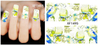 XF1492-1497 Water Nail Sticker