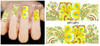 XF1486-1491 Peacock Andleopard Water Nail Sticker