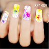 XF1408-1413 Flower Water Nail Sticker