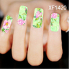 XF1420-1425 Flower Water Nail Sticker