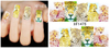 XF1474-1479 Leopard Water Nail Sticker