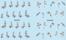 Flower Water Nail Sticker