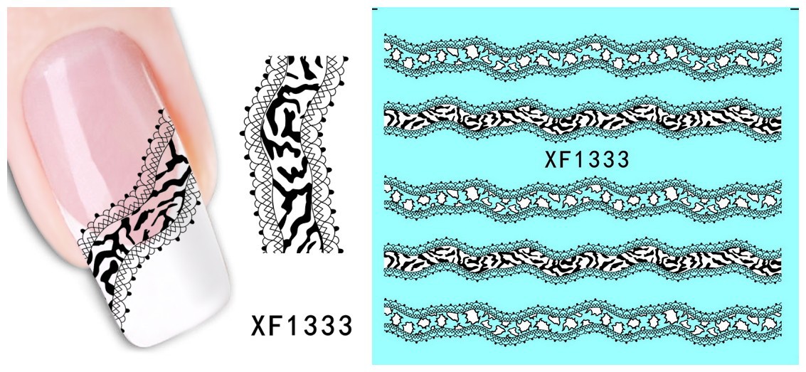 XF1331-1336 Water Nail Sticker